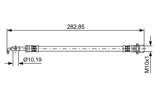 Тормозной шланг   1 987 481 643   BOSCH