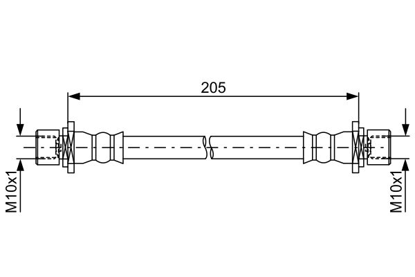 Гальмівний шланг 1 987 481 772 BOSCH #4