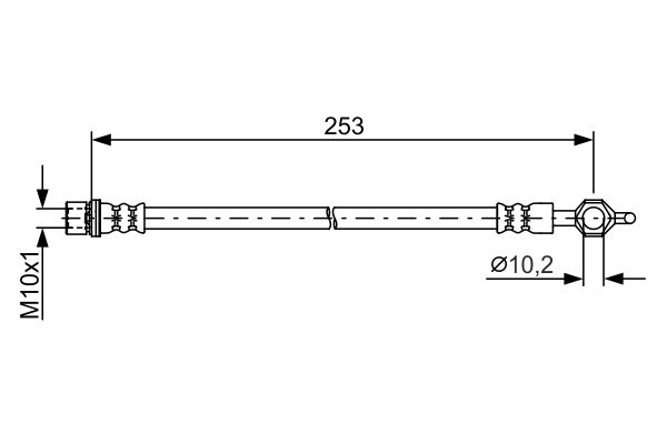 Гальмівний шланг 1 987 481 787 BOSCH #4