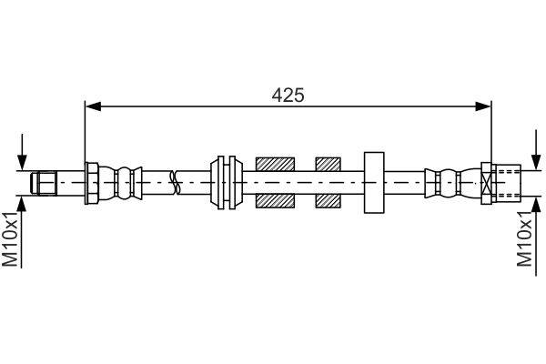 Тормозной шланг 1 987 481 817 BOSCH #4