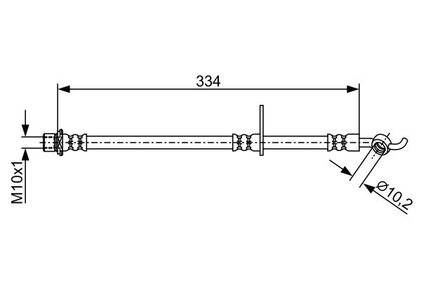 Тормозной шланг 1 987 481 930 BOSCH #4