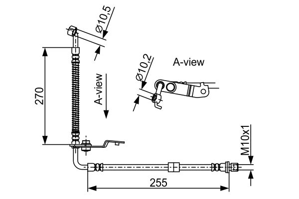 Тормозной шланг 1 987 481 954 BOSCH #4
