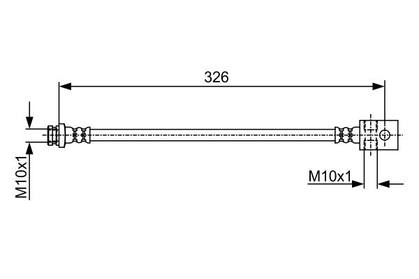 Тормозной шланг 1 987 481 973 BOSCH #4