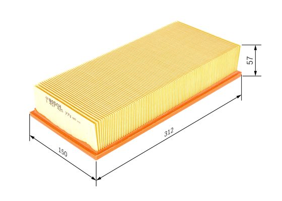 Повітряний фільтр 1 457 429 778 BOSCH #4