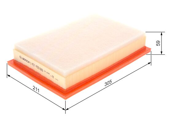 Повітряний фільтр 1 457 433 089 BOSCH #4