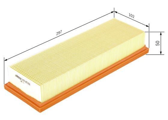 Воздушный фильтр 1 457 433 606 BOSCH #4