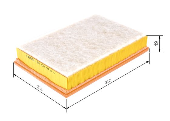 Повітряний фільтр 1 457 433 742 BOSCH #4