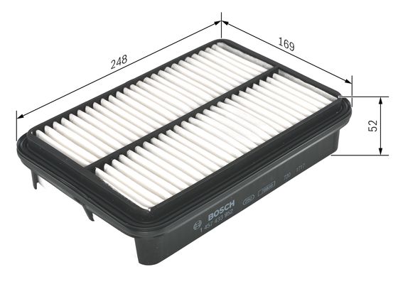 Повітряний фільтр 1 457 433 952 BOSCH #4