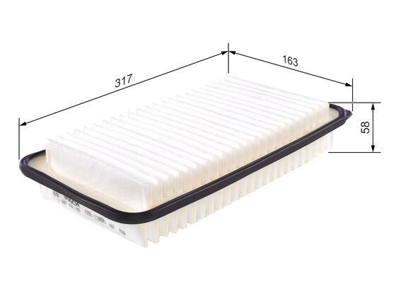 Воздушный фильтр 1 987 429 183 BOSCH #4