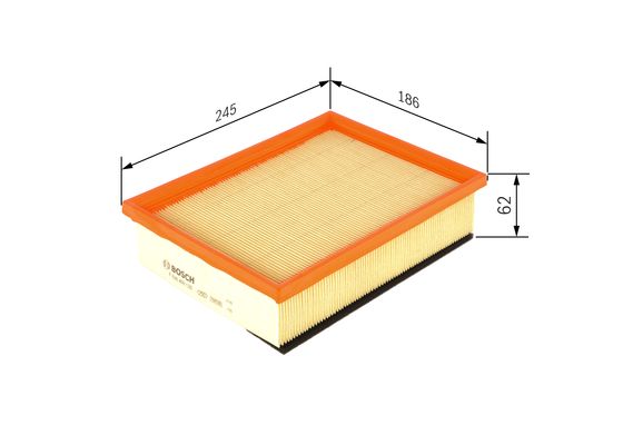 Повітряний фільтр F 026 400 120 BOSCH #4