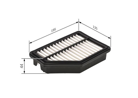 Воздушный фильтр F 026 400 161 BOSCH #4