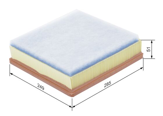 Повітряний фільтр F 026 400 166 BOSCH #4