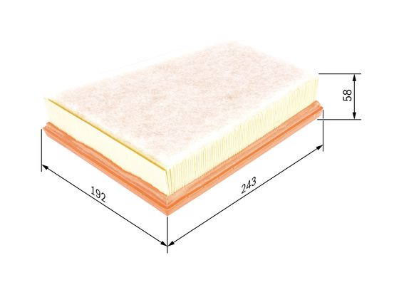 Повітряний фільтр F 026 400 250 BOSCH #4
