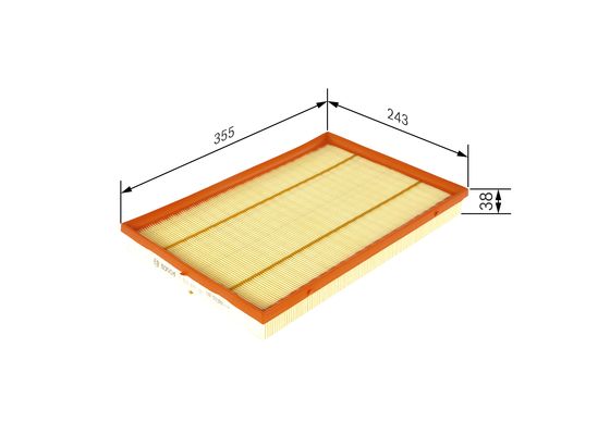 Воздушный фильтр F 026 400 381 BOSCH #4