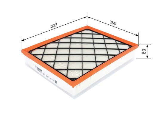 Повітряний фільтр F 026 400 410 BOSCH #4