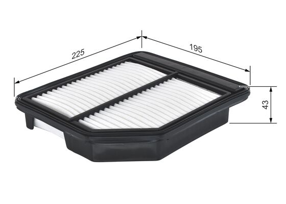 Воздушный фильтр F 026 400 472 BOSCH #4