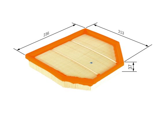 Повітряний фільтр F 026 400 509 BOSCH #4