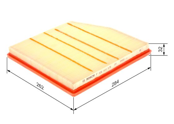 Повітряний фільтр F 026 400 575 BOSCH #4