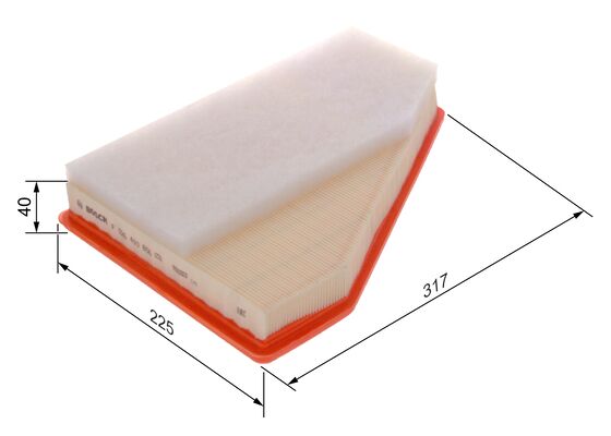 Воздушный фильтр F 026 400 656 BOSCH #4