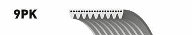 Ремінь, GATES 9PK2250ES Ремінь, GATES 9PK2250ES