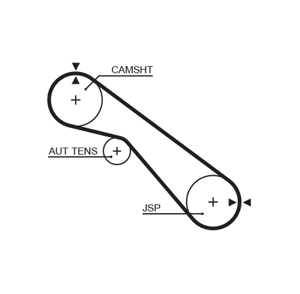 Зубчастий ремінь   5405XS   GATES