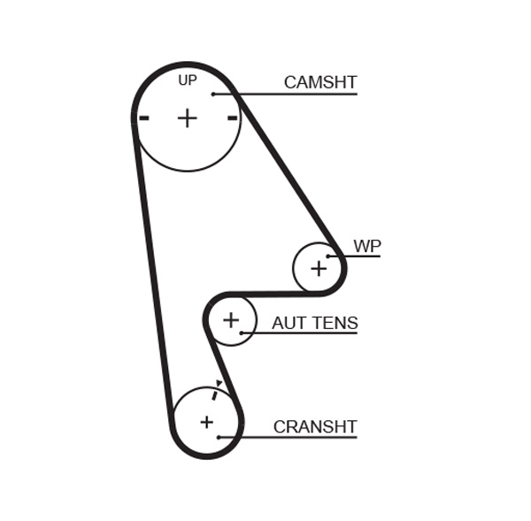 Зубчастий ремінь   5410XS   GATES