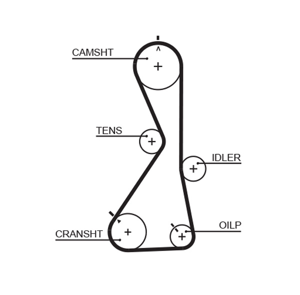 Зубчатый ремень   5481XS   GATES