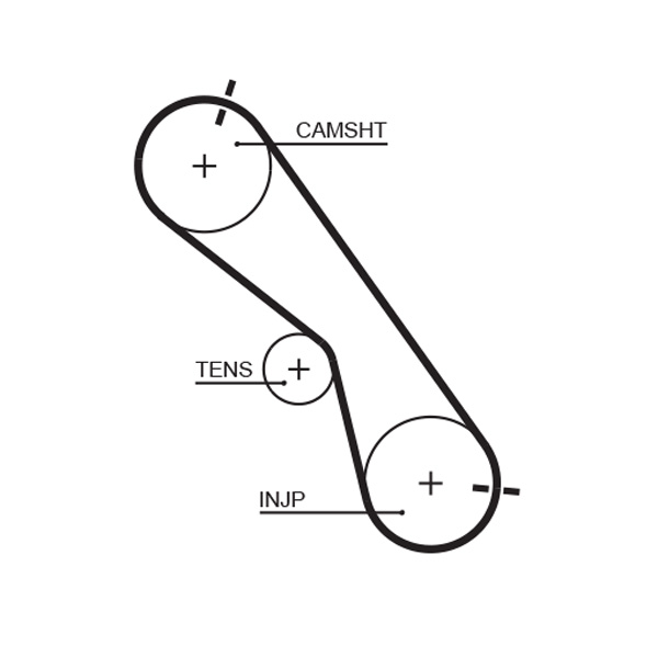 Зубчастий ремінь   5560XS   GATES