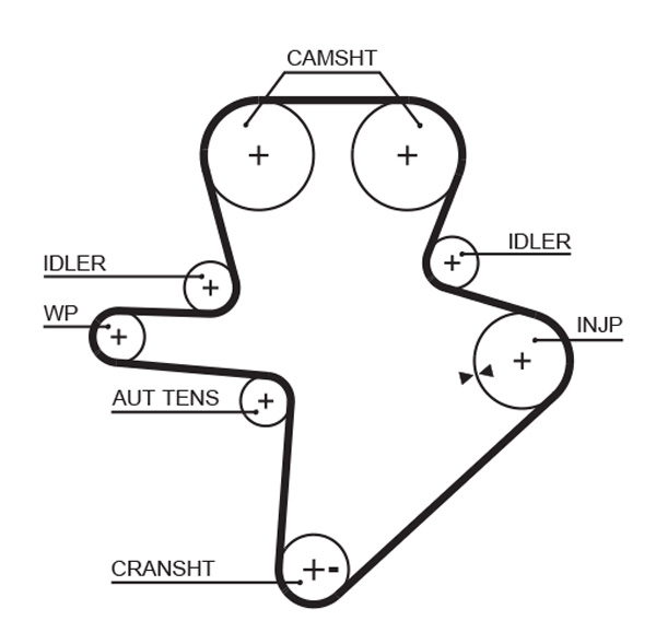 Зубчастий ремінь   5586XS   GATES