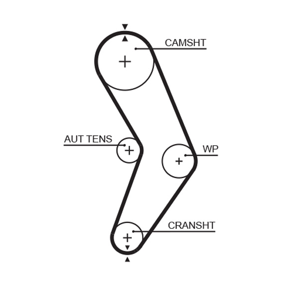 Зубчастий ремінь   5662XS   GATES