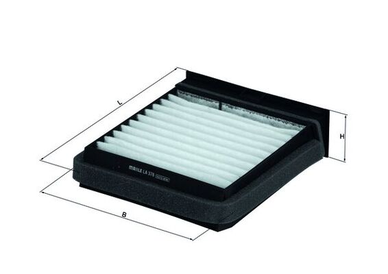 Фільтр, повітря у салоні   LA 376   KNECHT