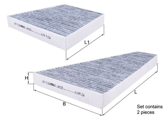 Фільтр, повітря у салоні   LAK 225/S   KNECHT