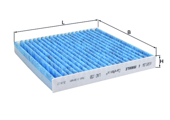 Фільтр, повітря у салоні   LAO 158   KNECHT