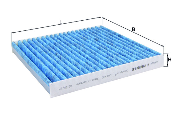 Фільтр, повітря у салоні   LAO 430   KNECHT
