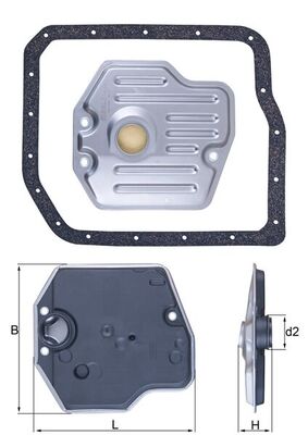 Гидрофильтр, автоматическая коробка передач   HX 245D   KNECHT