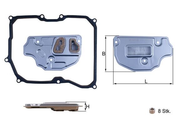 Гидрофильтр, автоматическая коробка передач   HX 256D   KNECHT