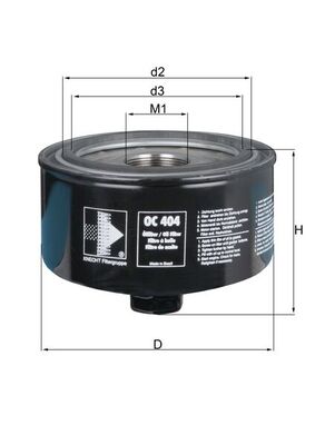 Масляный фильтр   OC 404   KNECHT