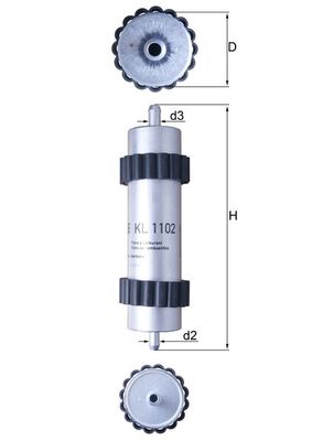 Фільтр палива   KL 1102   KNECHT