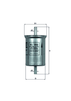 Топливный фильтр   KL 146   KNECHT