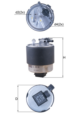 Топливный фильтр   KL 440/44   KNECHT