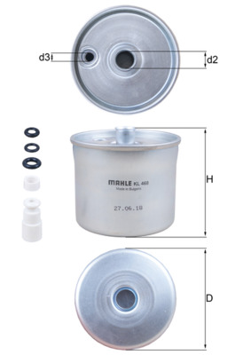 Фільтр палива   KL 468   KNECHT