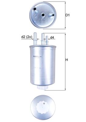 Фільтр палива   KL 505   KNECHT