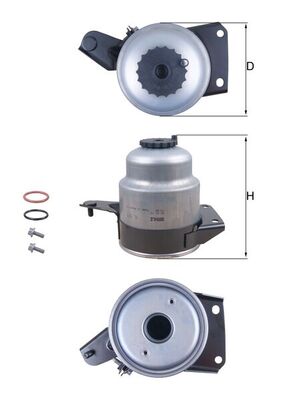 Фільтр палива   KL 829D   KNECHT