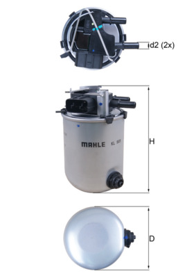 Топливный фильтр   KL 909   KNECHT