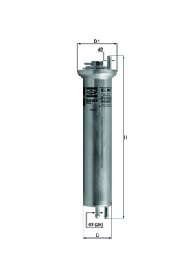 Фільтр палива   KL 96   KNECHT