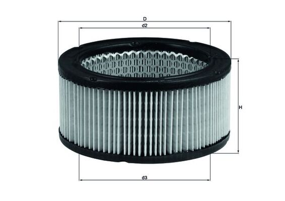 Повітряний фільтр   LX 213   KNECHT