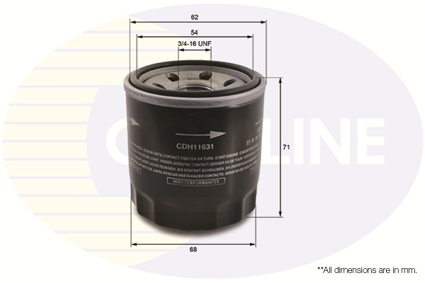 Масляный фильтр   CDH11631   COMLINE