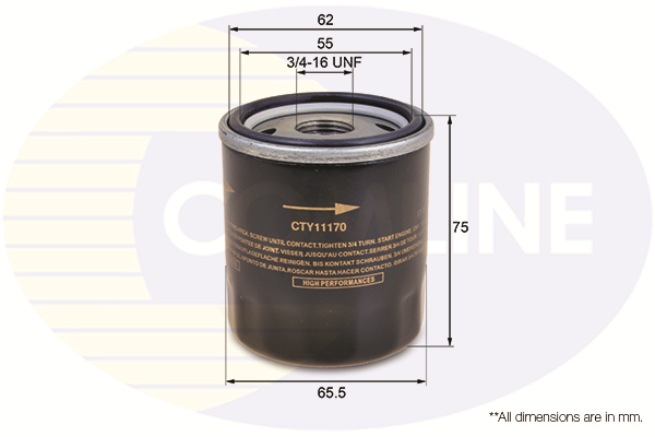 Оливний фільтр   CTY11170   COMLINE