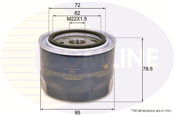 Оливний фільтр   EOF228   COMLINE