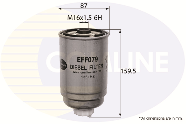 Фільтр палива   EFF079   COMLINE